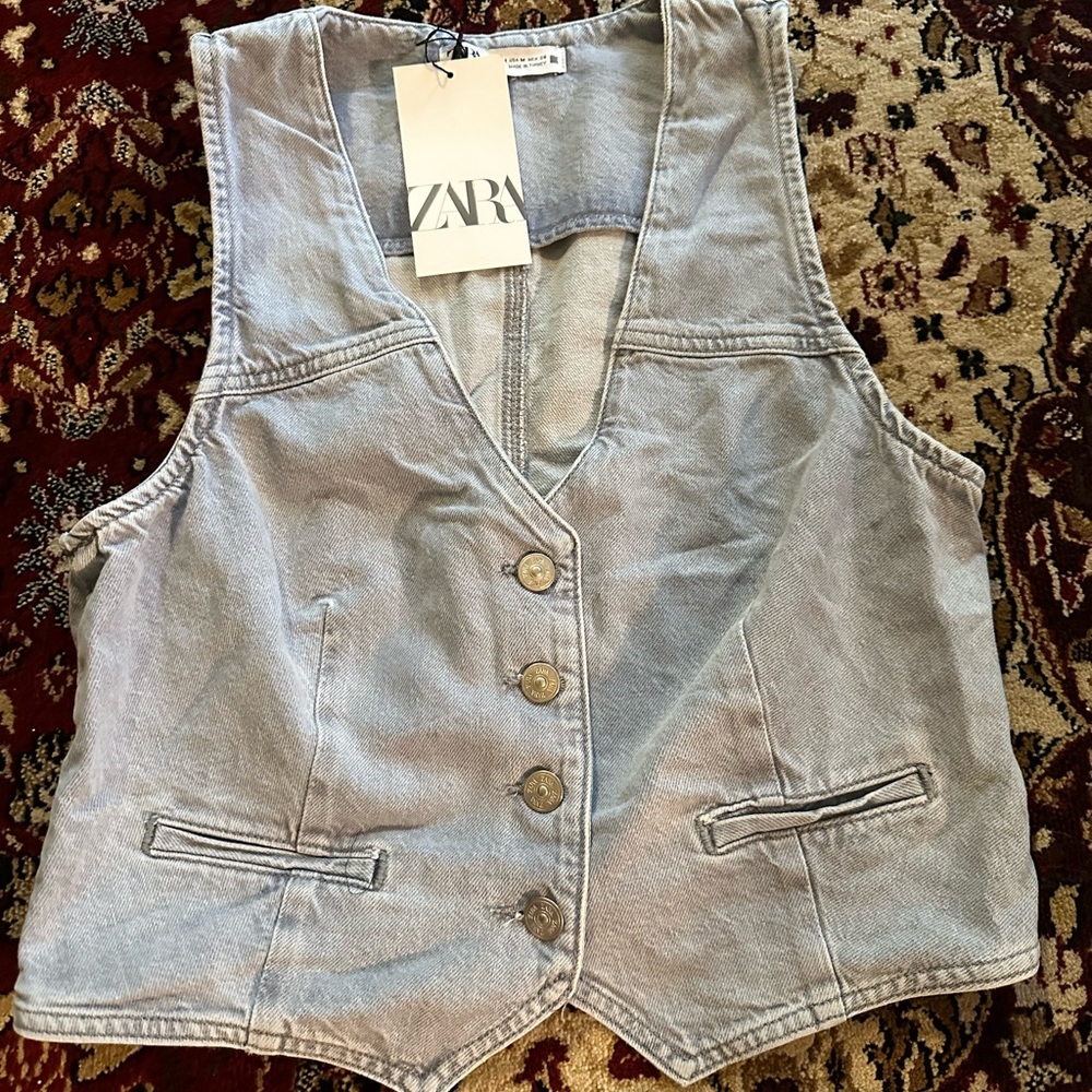 Zara Denim Vest